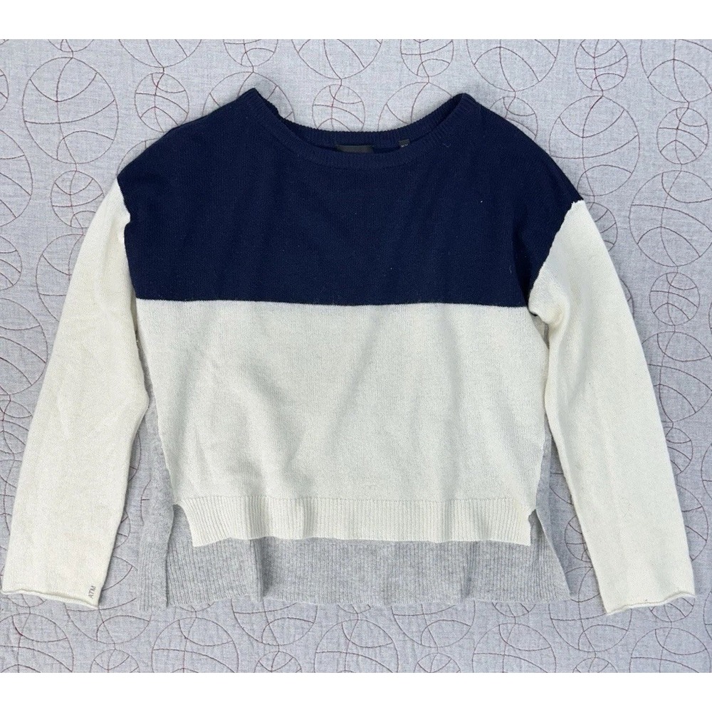 ATM Anthony Thomas Melillo Colorblock Cashmere Boatneck Sweater / Women's Medium